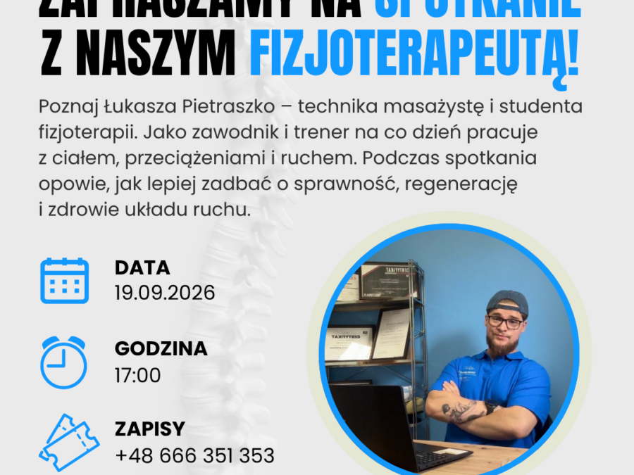 Spotkanie z fizjoterapeutą 19.09