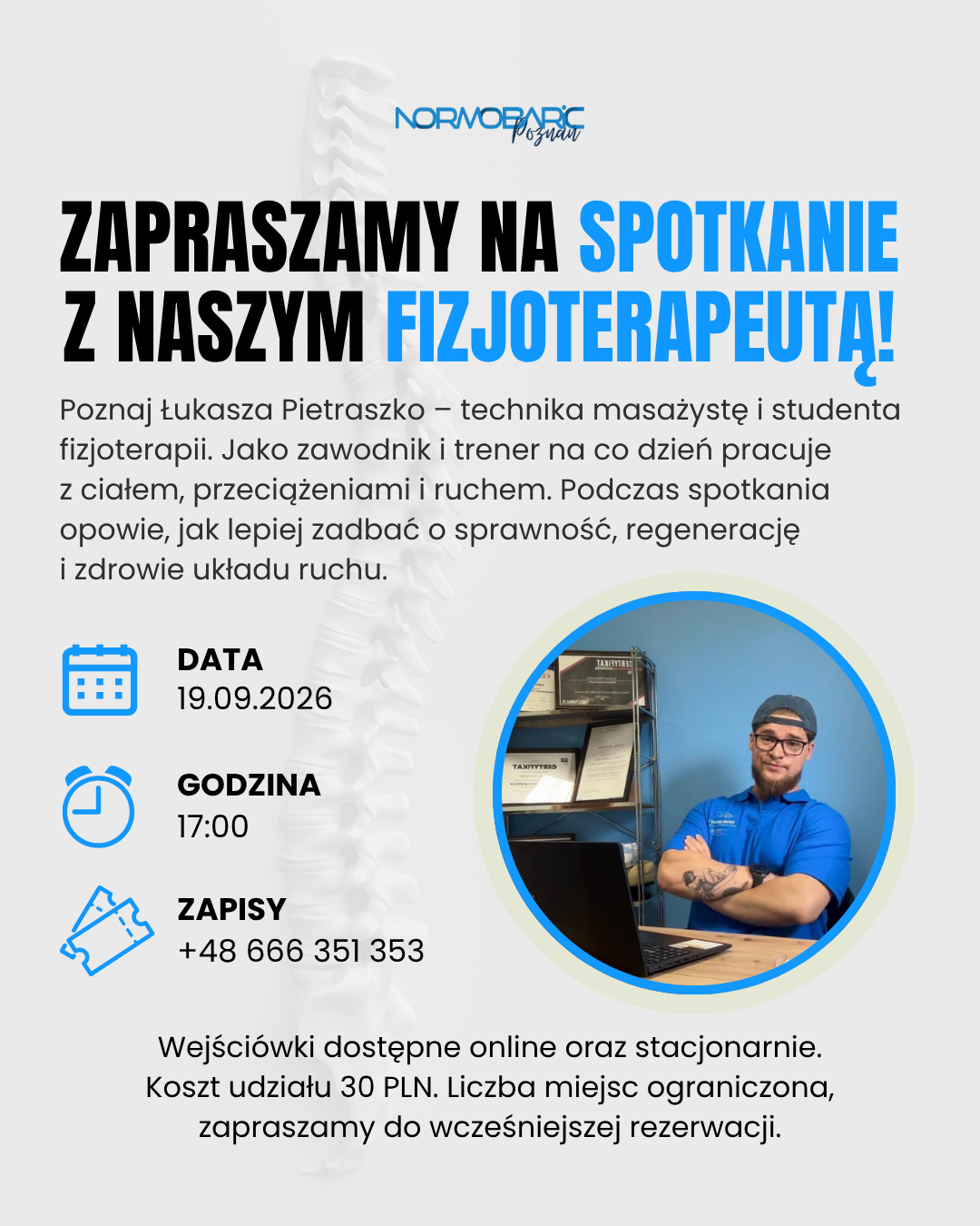 Spotkanie z fizjoterapeutą 19.09